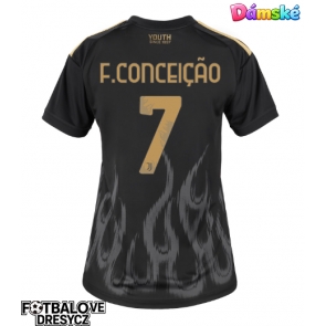 Juventus Francisco Conceicao #7 Dámské Alternativní Dres 2026-27 Krátký Rukáv Juventus Francisco Conceicao #7 Dámské Alternativní Dres 2026-27 Krátký Rukáv
